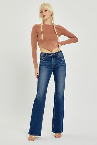 Risen High Rise Bootcut Jeans