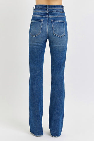 Risen Double Waistband Bootcut Jeans