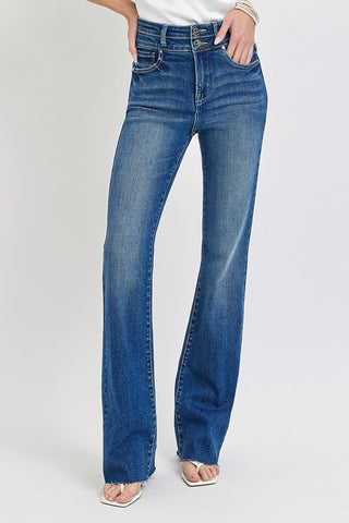 Risen Double Waistband Bootcut Jeans