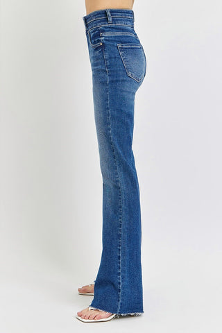 Risen Double Waistband Bootcut Jeans