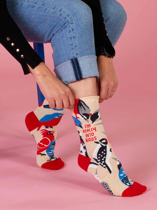 I'm Really Into Birds Womens Crew Socks