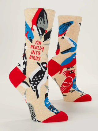 I'm Really Into Birds Womens Crew Socks