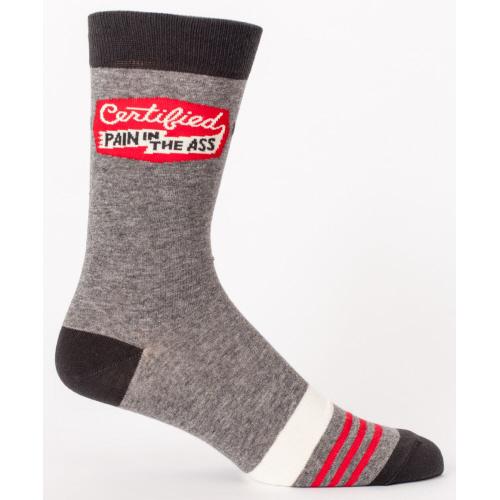 Certified Pain in the Ass Men's Crew Socks