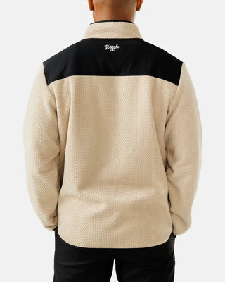 Waggle Surge Men's Fleece Pullover - Sandstone