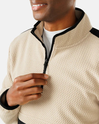 Waggle Surge Men's Fleece Pullover - Sandstone
