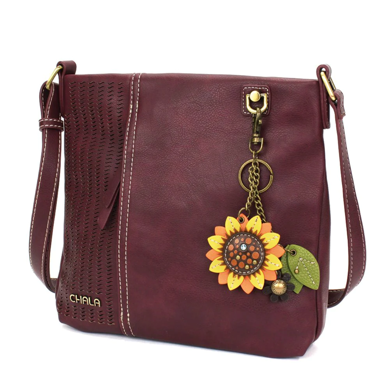 Chala Lasercut Crossbody - Mini Sunflower Keychain