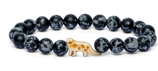 The Ascent Bracelet - Papillae Stone (Track a Snow Leopard)