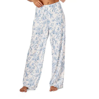 Hello Mello Spill The Tea Ribbed Pajama Bottoms