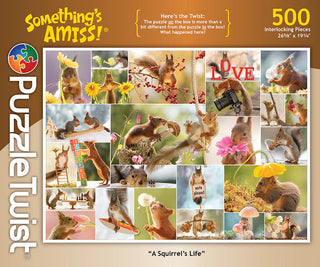 Squirrel's Life 500 Piece Puzzle