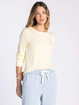 Stacy Top | Long Sleeve Crew Neck