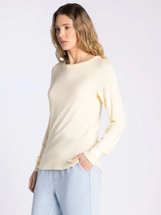 Stacy Top | Long Sleeve Crew Neck