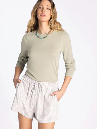 Stacy Top | Long Sleeve Crew Neck