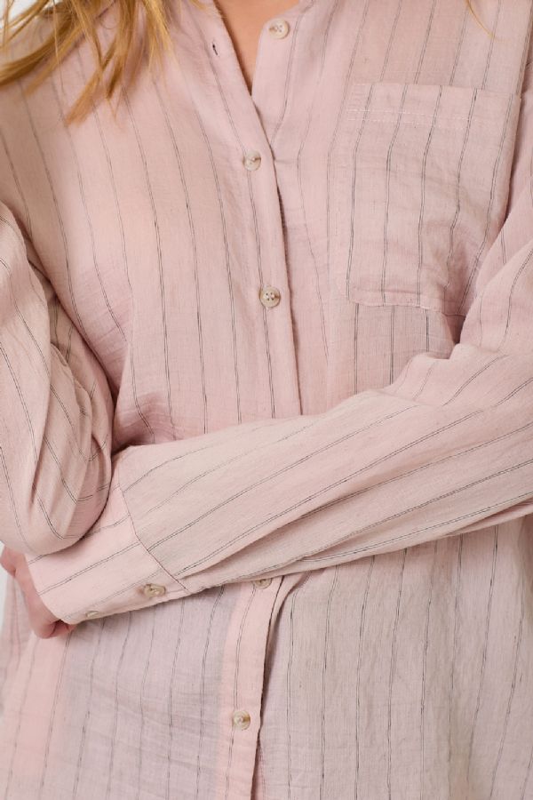 Button Down Pinstripe Shirt FINAL SALE