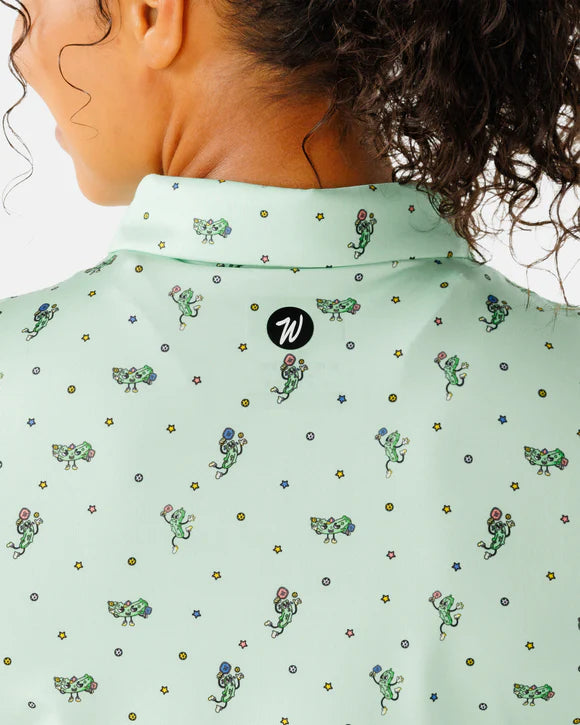 Waggle The Real Dill Women's Sleeveless Polo