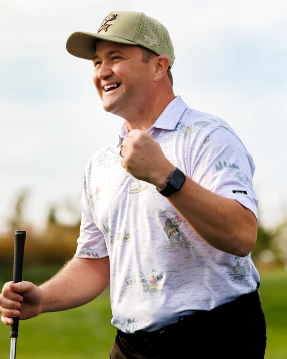 Waggle Tight Lines Men's Polo