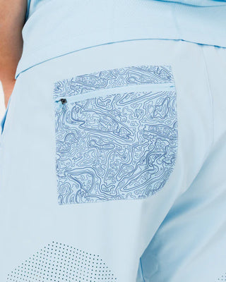 Momentum Men's Short - Topographic Blue