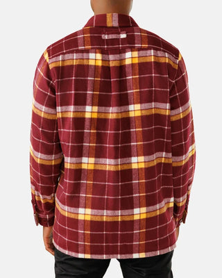 Waggle Twisted Tartan Men's Heavyweight Flannel Overshirt
