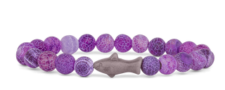 The Voyage Shark Bracelet - Coral Reef Violet