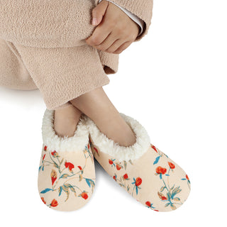 Floral Corduroy Snoozies Slippers FINAL SALE