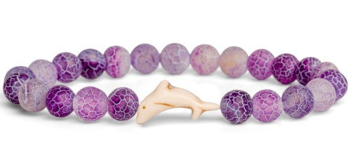 The Odyssey Dolphin Bracelet - Coral Reef Violet