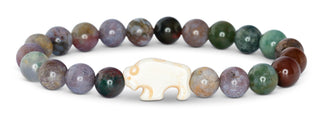 The Roam Bison Bracelet - Prairie Stone