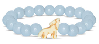 The Scout Wolf Bracelet - Glow-In-The-Dark Aqua Glow