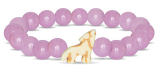 The Scout Wolf Bracelet - Glow-In-The-Dark Lilac