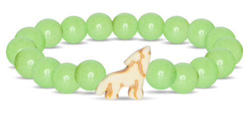 The Scout Wolf Bracelet - Glow-In-The-Dark Sage Glow