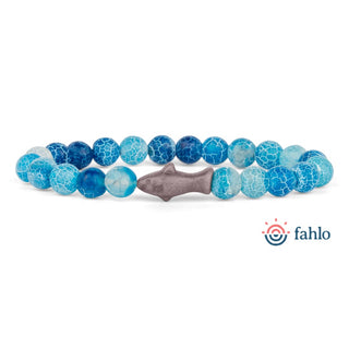 The Voyage Shark Bracelet - Aqua Blue