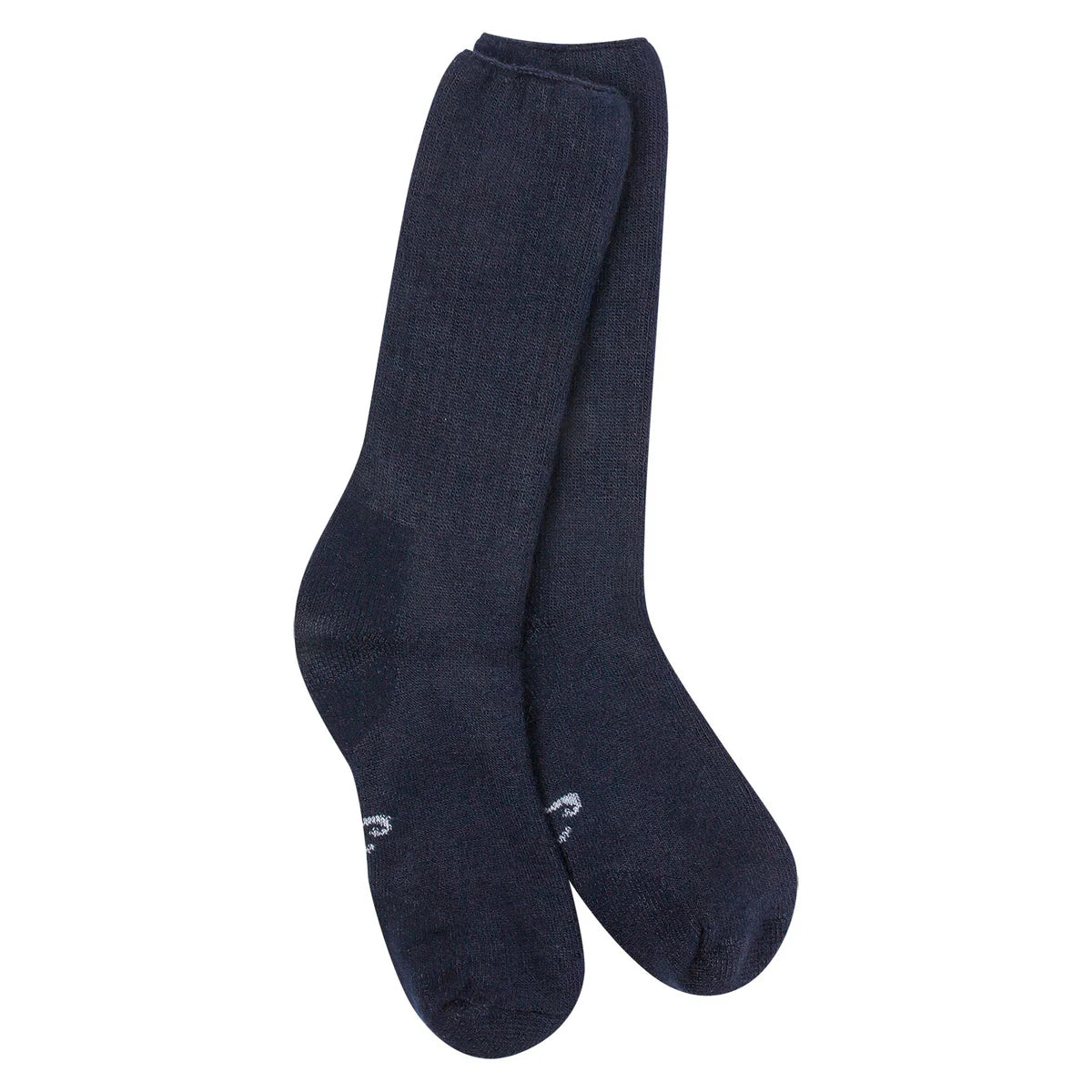 World's Softest Navy Crew Socks