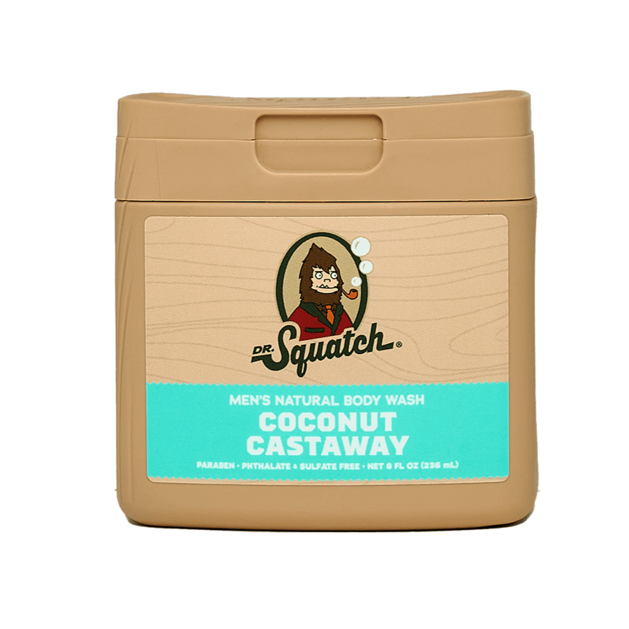 Dr. Squatch Coconut Castaway 8oz Body Wash