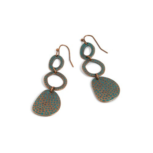 Sedona Hammered Dangle Earrings