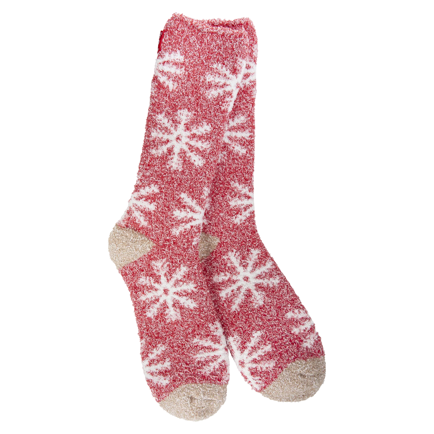 Snowflakes Cozy Crew Socks