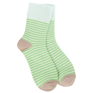 Weekend Striped Mini Crew Socks