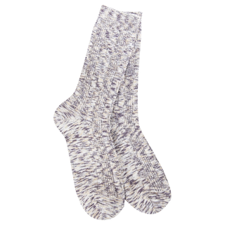Cookie Dough Multi Light Weight Cable Crew Socks