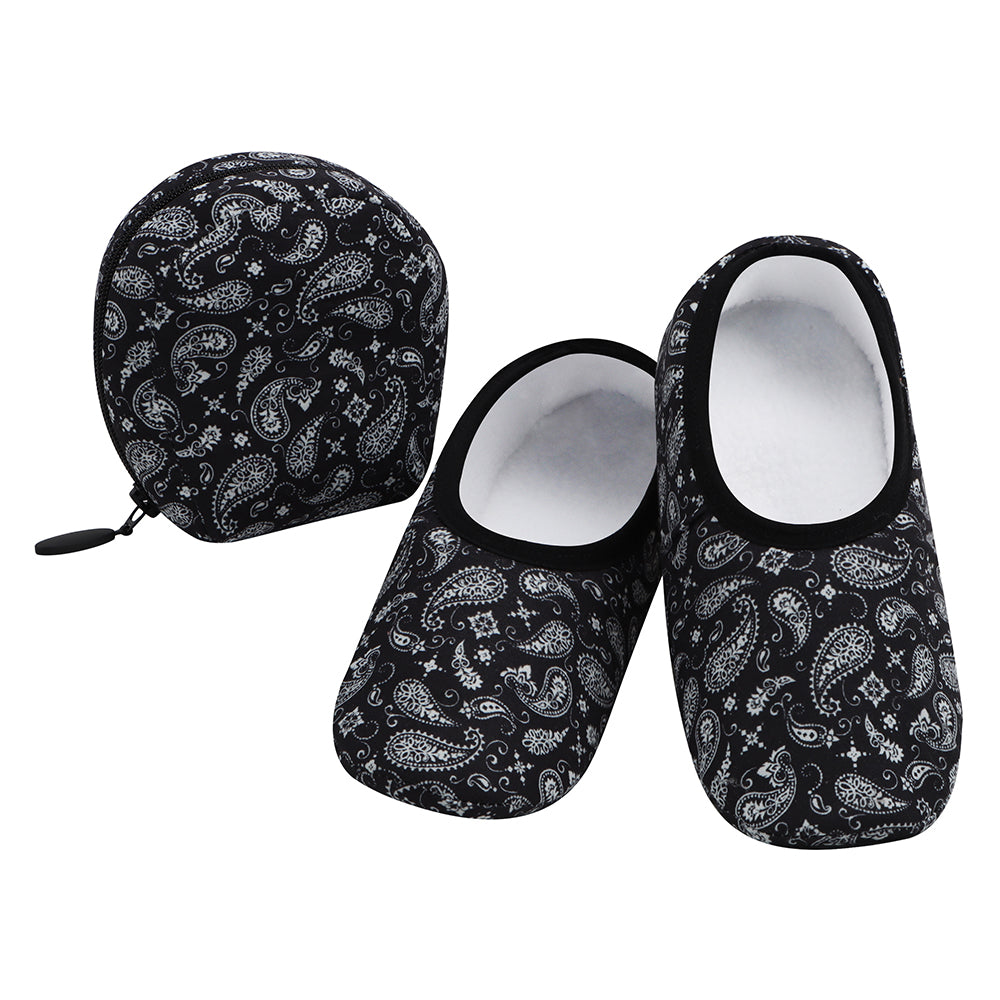 Women's Skinnies Slippers w/ Travel Pouch