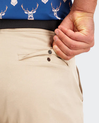 Ace Men's Short in Wheat | Stretch Chino Short | Waggle
