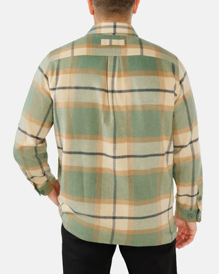 Waggle Whitetail Men's Heavyweight Flannel Overshirt