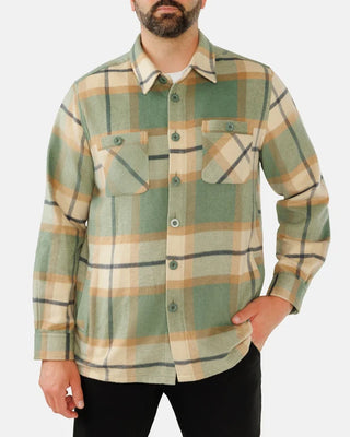 Waggle Whitetail Men's Heavyweight Flannel Overshirt