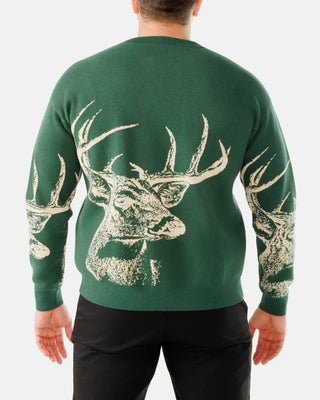Waggle Whitetail Wildknit Crewneck Sweater
