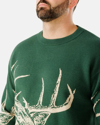 Waggle Whitetail Wildknit Crewneck Sweater