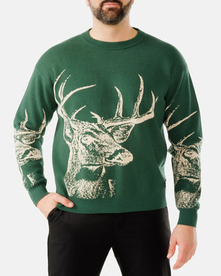 Waggle Whitetail Wildknit Crewneck Sweater