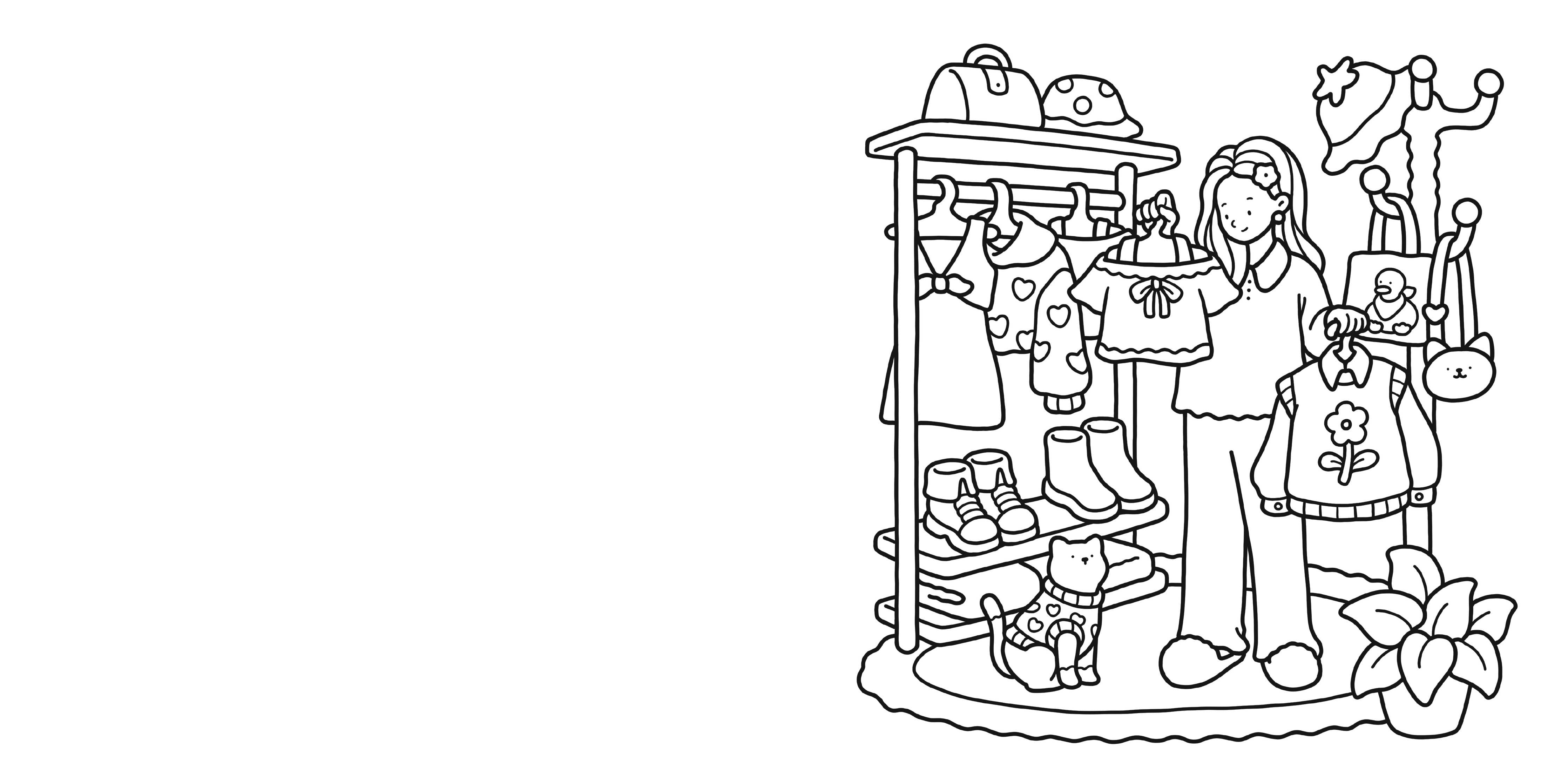Girl Moments Coloring Book by Coco Wyo