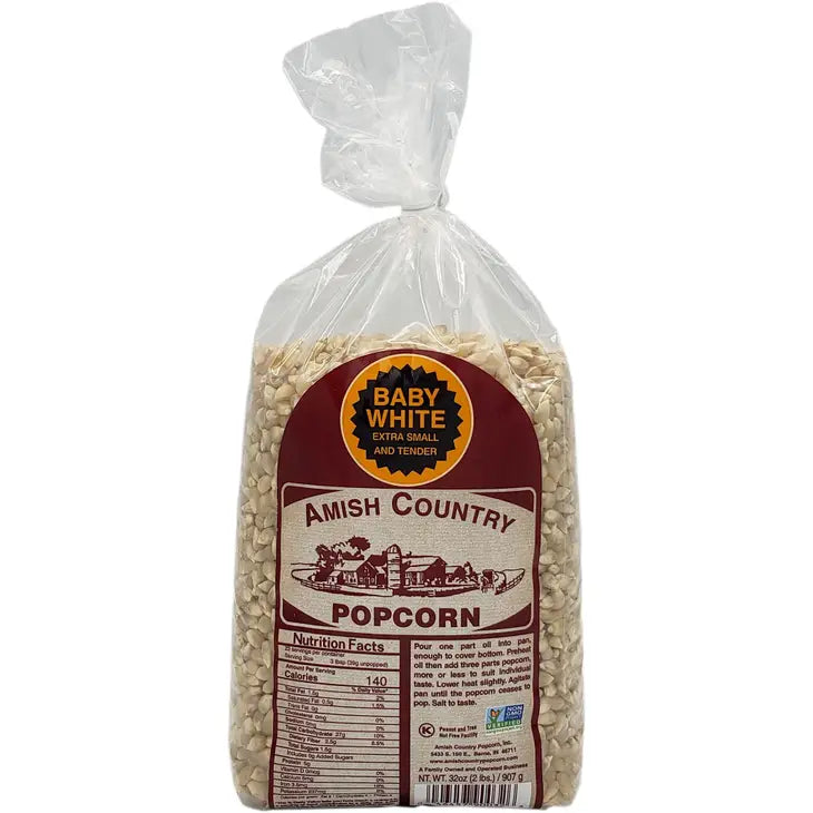 Baby White Popcorn 2 lb Bag