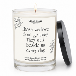 Memorial Candle, Floral Sandalwood Musk