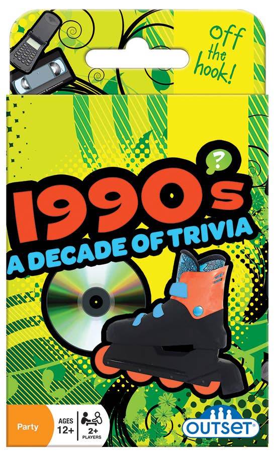 1990's A Decade of Trivia Card Game