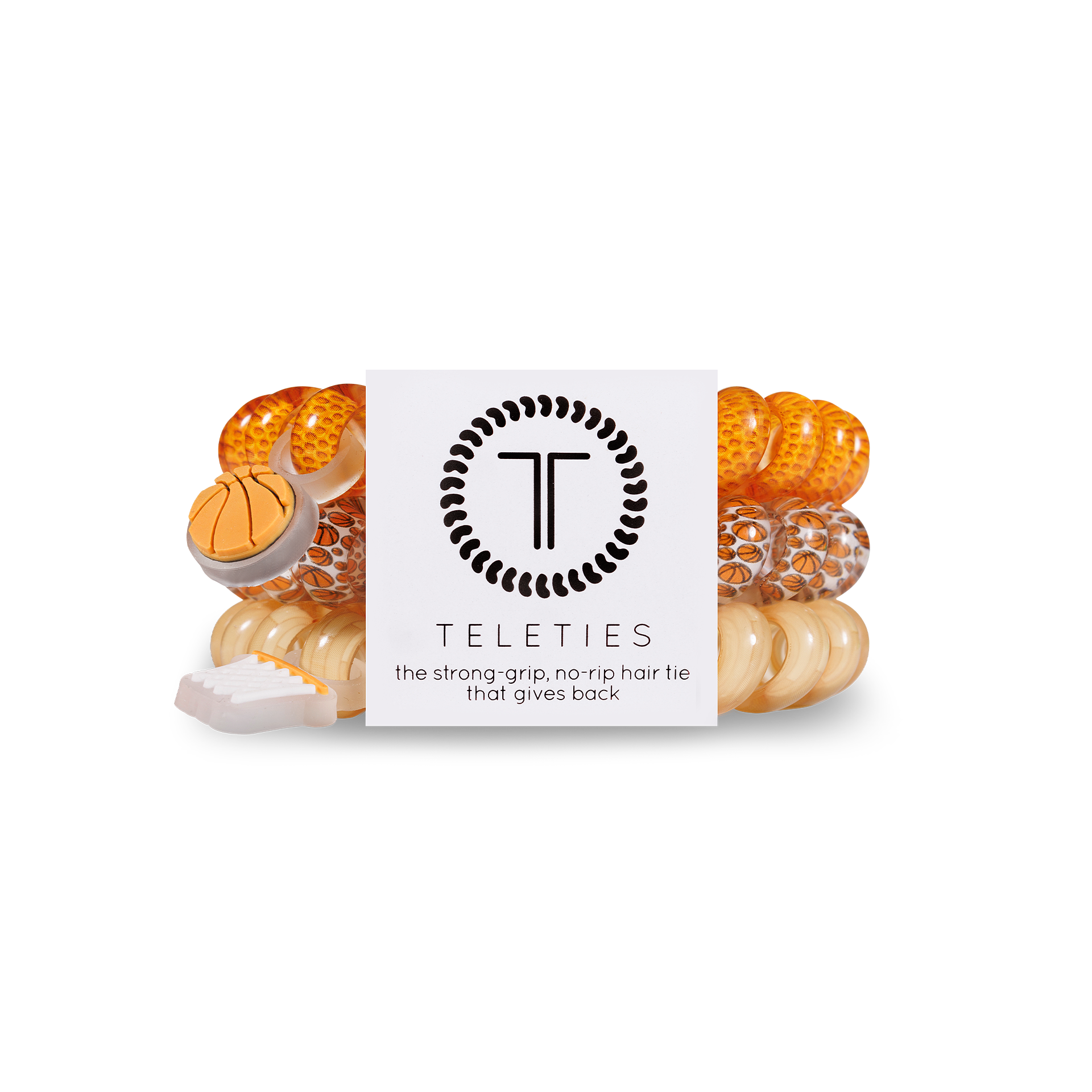 Spiral Hair Coils | Large | Basketball Hair Ties