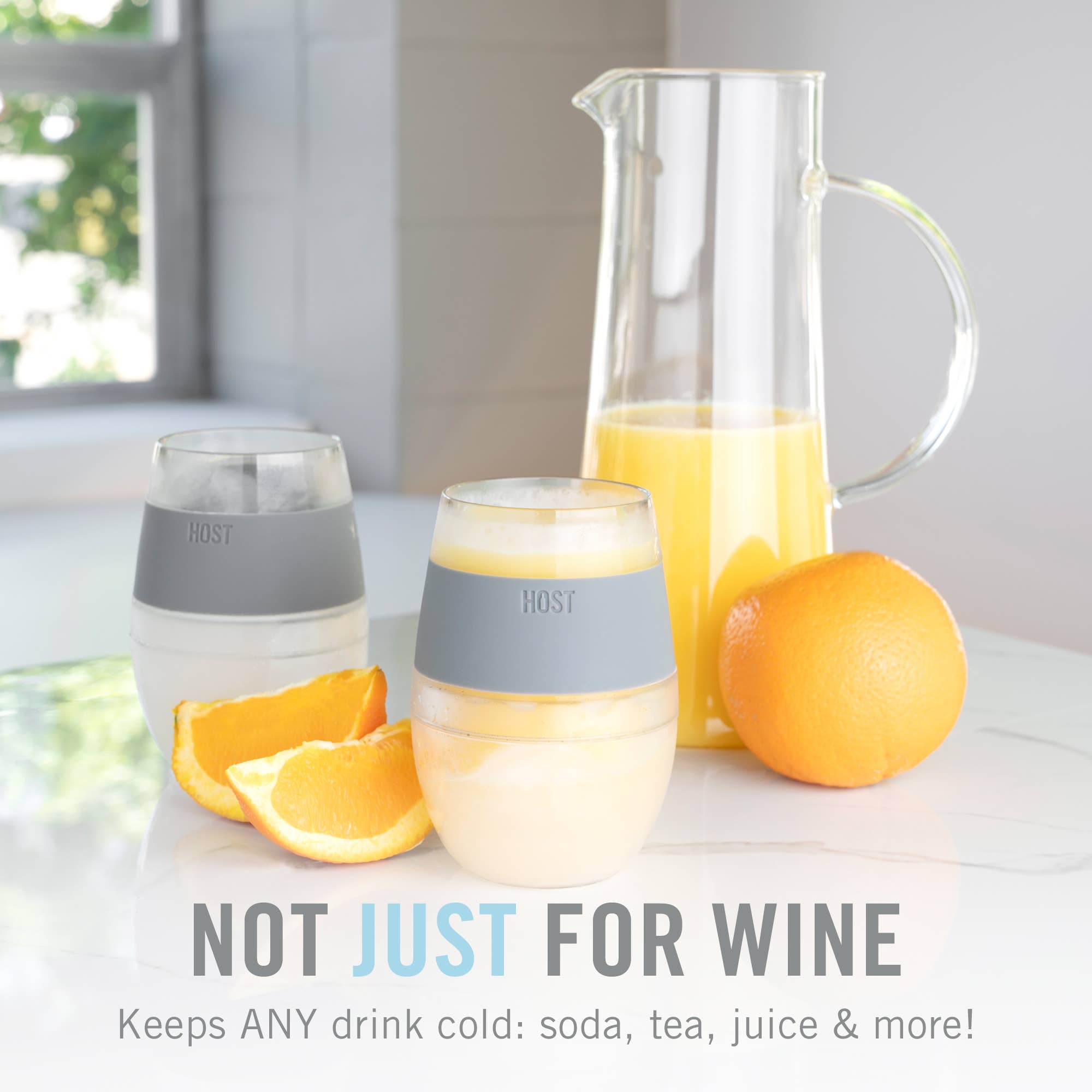 Wine FREEZE™ Cooling Cups - Standard Colors
