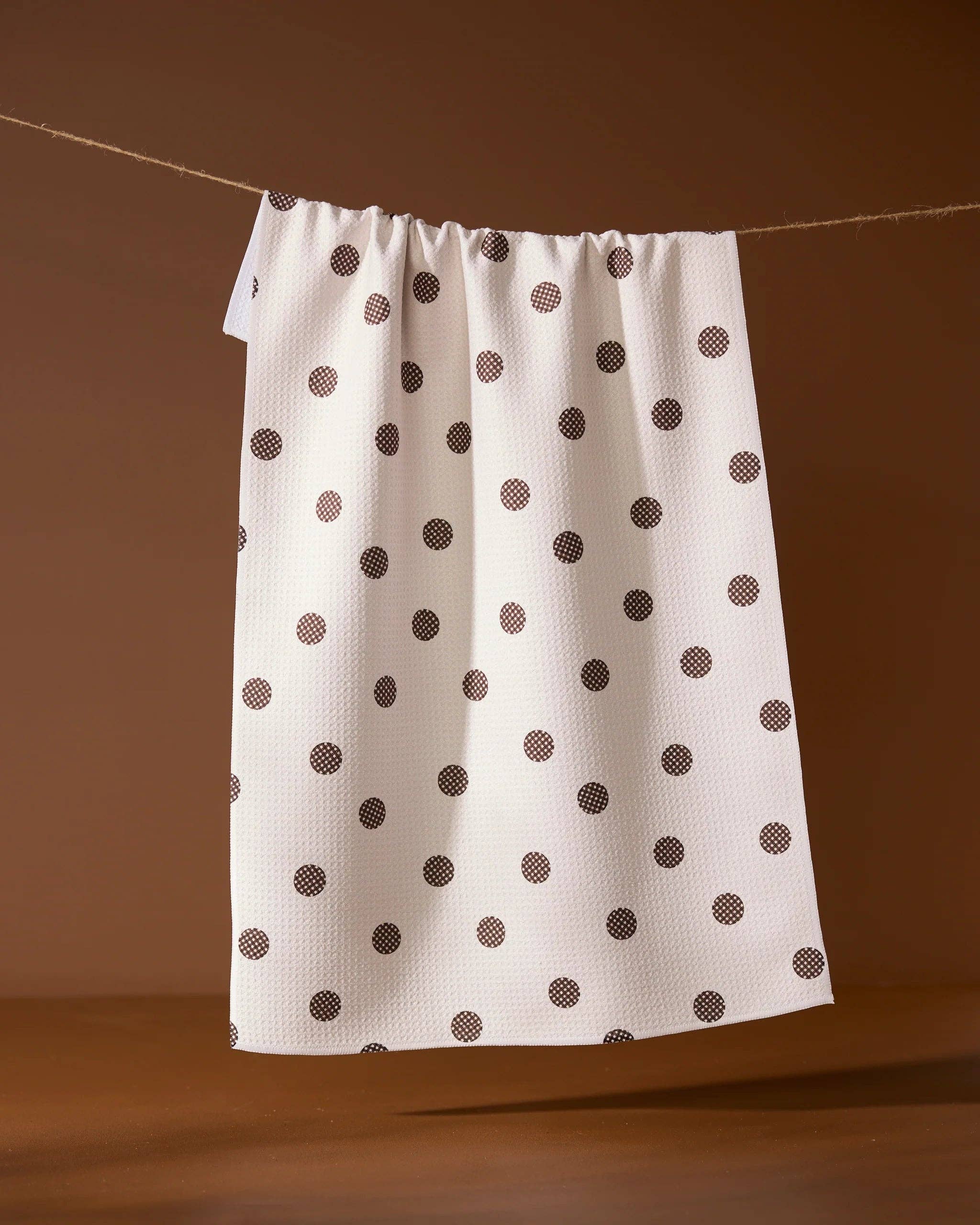 Geometry Polka Picnic Tea Towel