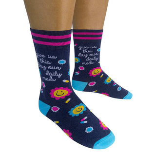 z Give Us This Day Our Daily Meds Socks